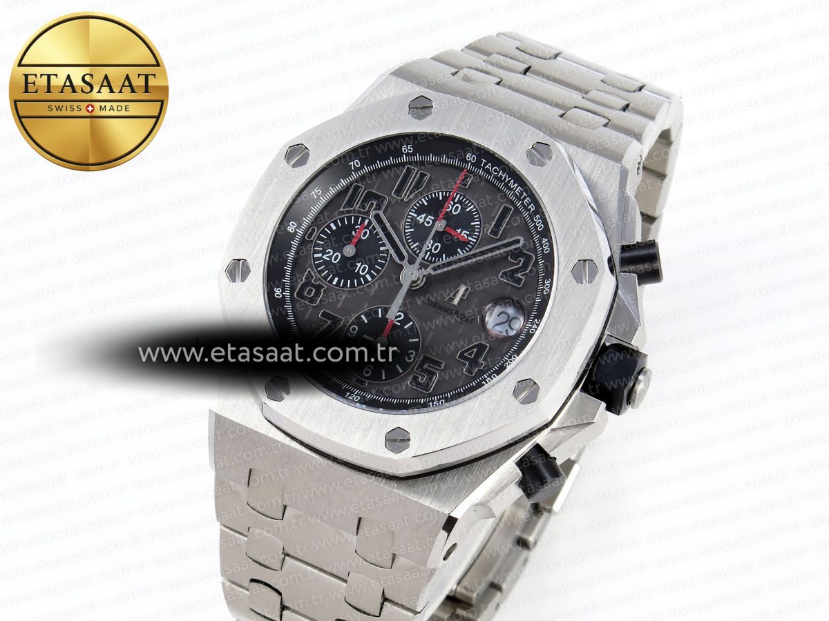 Audemars Piguet Royal Oak Offshore 42mm SS APF 1:1 Best Edition Gray Dial - Görsel 1