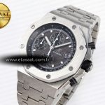Audemars Piguet ROYAL OAK OFFSHORE 42MM SS APF 1:1 En İyi Versiyon Gri Kadran Paslanmaz Çelik Bilezik A4404