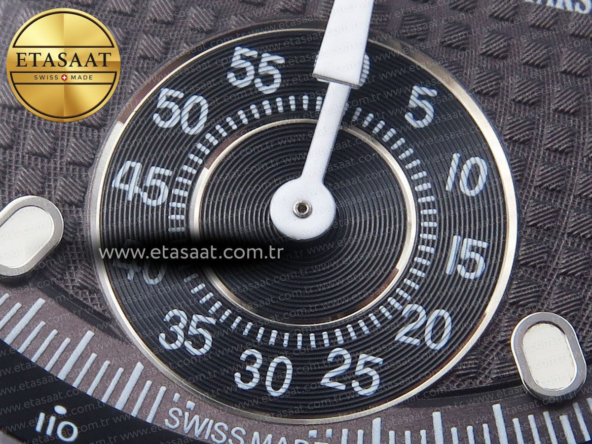 Audemars Piguet ROYAL OAK OFFSHORE 42MM SS APF 1:1 En İyi Versiyon Gri Kadran Paslanmaz Çelik Bilezik A4404 - Görsel 12