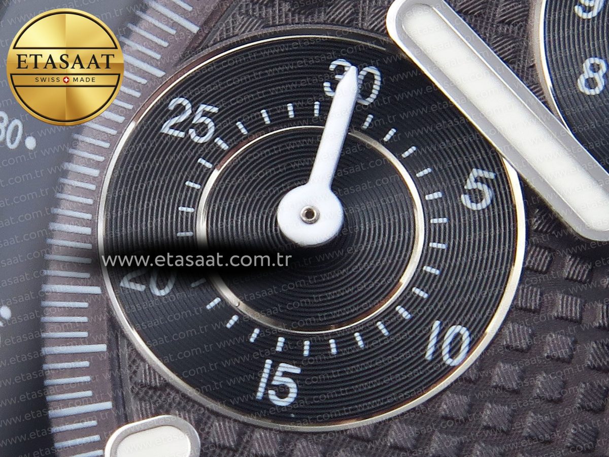 Audemars Piguet ROYAL OAK OFFSHORE 42MM SS APF 1:1 En İyi Versiyon Gri Kadran Paslanmaz Çelik Bilezik A4404 - Görsel 13
