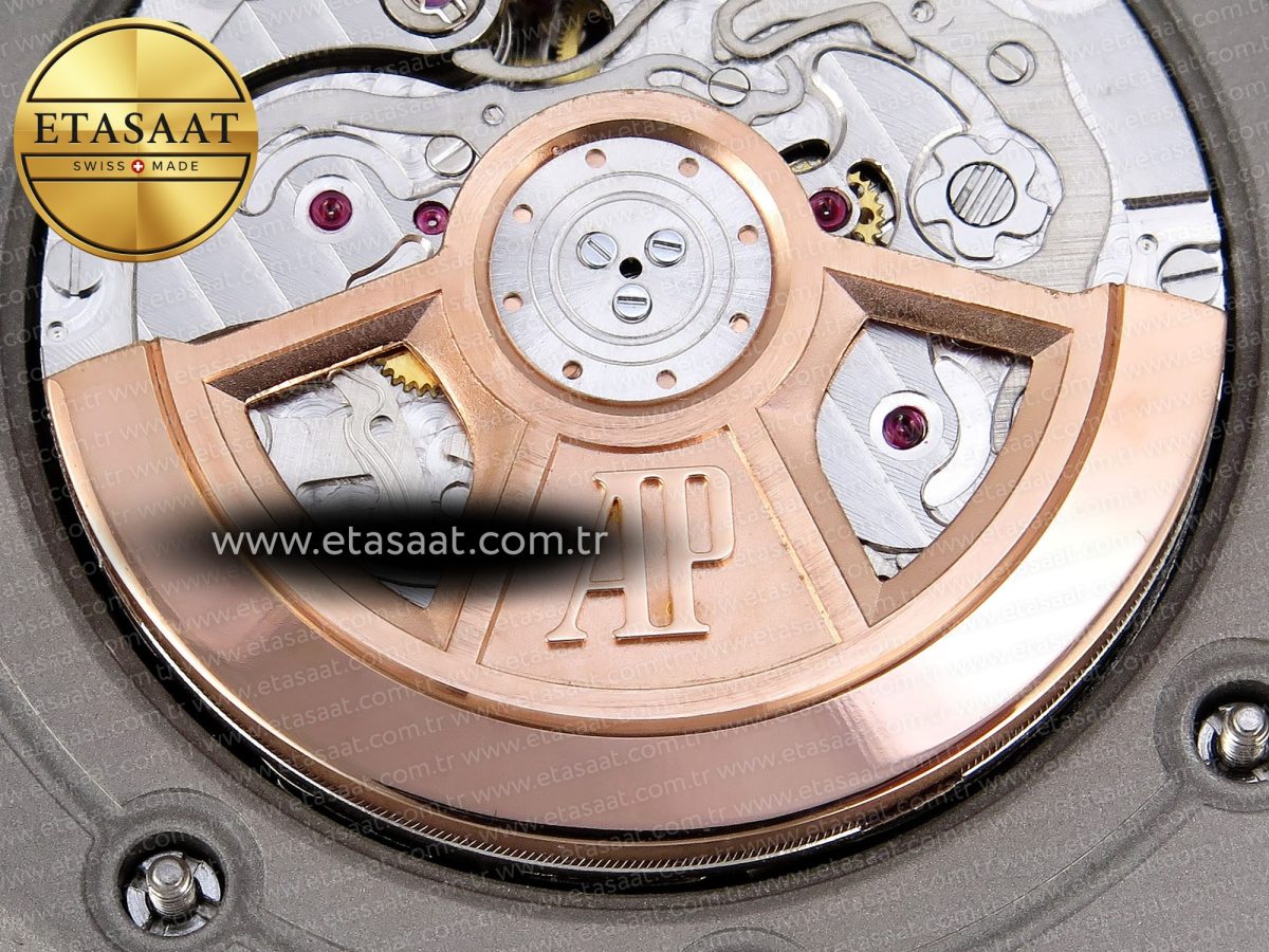Audemars Piguet ROYAL OAK OFFSHORE 42MM SS APF 1:1 En İyi Versiyon Gri Kadran Paslanmaz Çelik Bilezik A4404 - Görsel 22