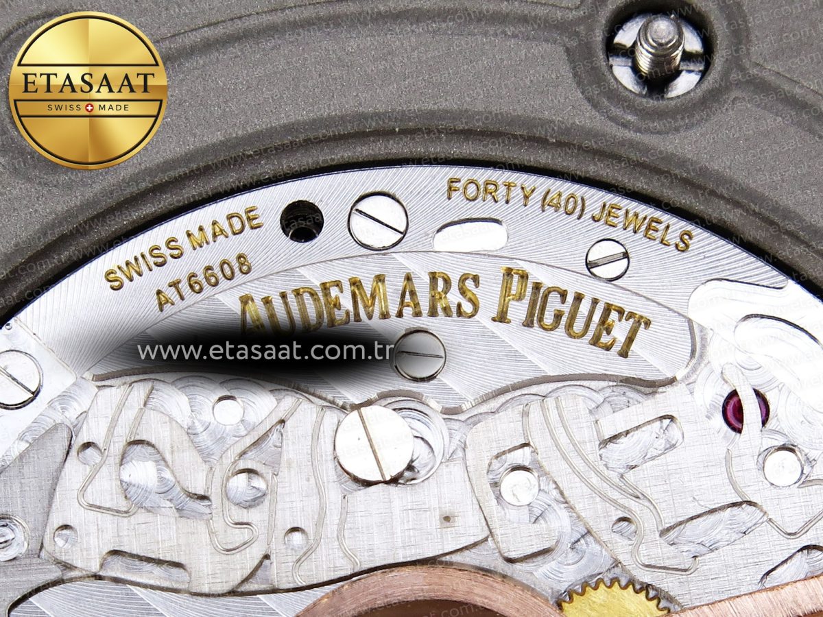 Audemars Piguet ROYAL OAK OFFSHORE 42MM SS APF 1:1 En İyi Versiyon Gri Kadran Paslanmaz Çelik Bilezik A4404 - Görsel 24
