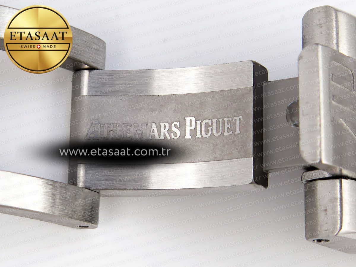 Audemars Piguet ROYAL OAK OFFSHORE 42MM SS APF 1:1 En İyi Versiyon Gri Kadran Paslanmaz Çelik Bilezik A4404 - Görsel 29