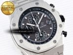 Audemars Piguet ROYAL OAK OFFSHORE 42MM SS APF 1:1 En İyi Versiyon Gri Kadran Paslanmaz Çelik Bilezik A4404 - Görsel 5