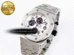 Audemars Piguet WHITE/BLACK DIAL ON SS A7750