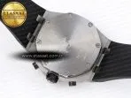 royal oak offshore 42mm ss black ceramic bezel apf 11 best edition white silver dial on black rubber strap a775018