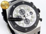 Audemars Piguet WHITE/SILVER DIAL ON BLACK A7750 - Görsel 5