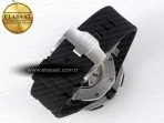 royal oak offshore 44mm black ceramic apf 11 best edition gray dial on black rubber strap a312616