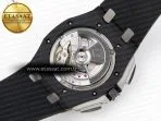 royal oak offshore 44mm black ceramic apf 11 best edition gray dial on black rubber strap a312619