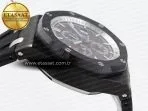 royal oak offshore 44mm black ceramic apf 11 best edition gray dial on black rubber strap a31267