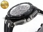 royal oak offshore 44mm black ceramic apf 11 best edition gray dial on black rubber strap a31269