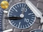 royal oak offshore 44mm ss black ceramic bezel apf 11 best edition gray blue dial on gray rubber strap a440114