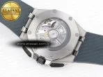royal oak offshore 44mm ss black ceramic bezel apf 11 best edition gray blue dial on gray rubber strap a440118