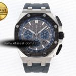 Audemars Piguet Royal Oak Offshore 44MM Siyah Seramik A4401 Eta Saat - Görsel 3 - 1:1 Süper Klon Saat