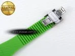 royal oak offshore 44mm transparent apf best edition colorful dial on green rubber strap a312625