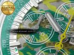 royal oak offshore 44mm transparent apf best edition green dial on green rubber strap a312618