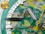 royal oak offshore 44mm transparent apf best edition green dial on green rubber strap a312618