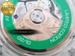 royal oak offshore 44mm transparent apf best edition green dial on green rubber strap a312621