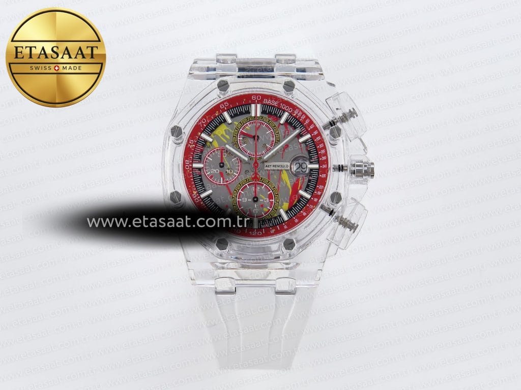 Audemars Piguet Royal Oak Offshore Kırmızı A3126 Eta Saat - Görsel 4 - 1:1 Süper Klon Saat