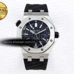 Audemars Piguet Diver 15710 Siyah Kadran SA3120 Eta Saat - Görsel 3 - 1:1 Süper Klon Saat