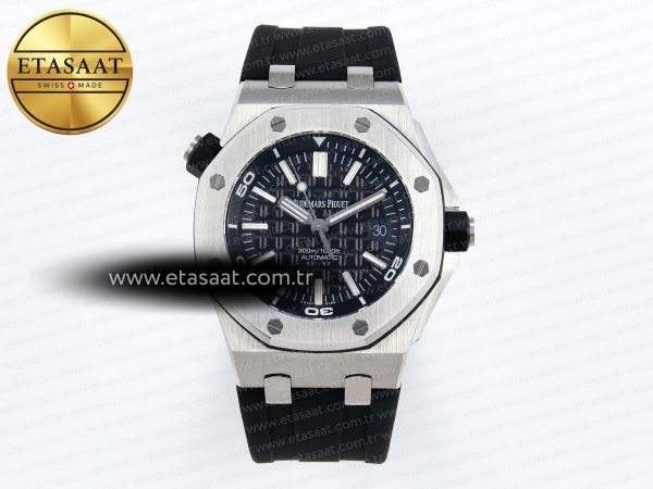 Audemars Piguet Diver 15710 Siyah Kadran SA3120 Eta Saat - 1:1 Süper Klon Replika Saat