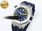 Audemars Piguet Diver 15710 Blue Dial on Blue SA3120