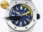 Audemars Piguet Diver 15710 Blue Dial on Blue SA3120 - Görsel 4