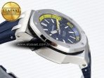 Audemars Piguet Diver 15710 Blue Dial on Blue SA3120 - Görsel 9