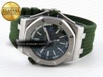 Audemars Piguet Diver 15710 Green Dial on Green SA3120 - Görsel 6