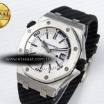 Audemars Piguet  Diver 15710 White Dial on Black SA3120