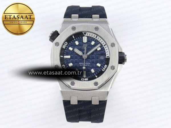 Audemars Piguet Royal Oak Offshore Mavi Kadran SA4308 Eta Saat - 1:1 Süper Klon Replika Saat