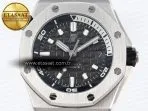 royal oak offshore diver 15720 apsf 11 best edition gray dial on gray rubber strap sa43084