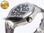 Audemars Piguet ROYAL OAK OFFSHORE DIVER 15720 GRAY DIAL ON GRAY SA4308 - Görsel 8