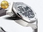 royal oak offshore diver 15720 apsf 11 best edition gray dial on gray rubber strap sa43089