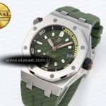 Audemars Piguet ROYAL OAK OFFSHORE DIVER 15720 GREEN DIAL ON GREEN SA4308