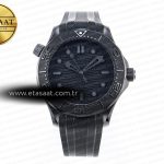 Omega Seamaster 300M Siyah Kadran A8806 Eta Saat - Görsel 3 - 1:1 Süper Klon Saat
