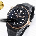 Omega SEAMASTER 300M BLACK DIAL RG BEZEL ON BLACK A8806