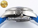 Omega SEAMASTER PLANET OCEAN 6000M BLUE DIAL BLACK BEZEL ON RUBBER A2824 - Görsel 14