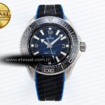 Omega Seamaster Planet Ocean 6000M Mavi Kadran Siyah A2824 Eta Saat - Görsel 3 - 1:1 Süper Klon Saat