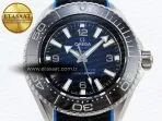 Omega SEAMASTER PLANET OCEAN 6000M BLUE DIAL BLACK BEZEL ON RUBBER A2824 - Görsel 4