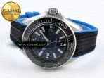 Omega SEAMASTER PLANET OCEAN 6000M BLUE DIAL BLACK BEZEL ON RUBBER A2824 - Görsel 6