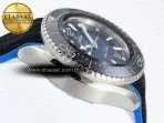 Omega SEAMASTER PLANET OCEAN 6000M BLUE DIAL BLACK BEZEL ON RUBBER A2824 - Görsel 9