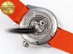 Omega SEAMASTER PLANET OCEAN 6000M GRAY DIAL ORANGE BEZEL ON RUBBER A2824 - Görsel 16