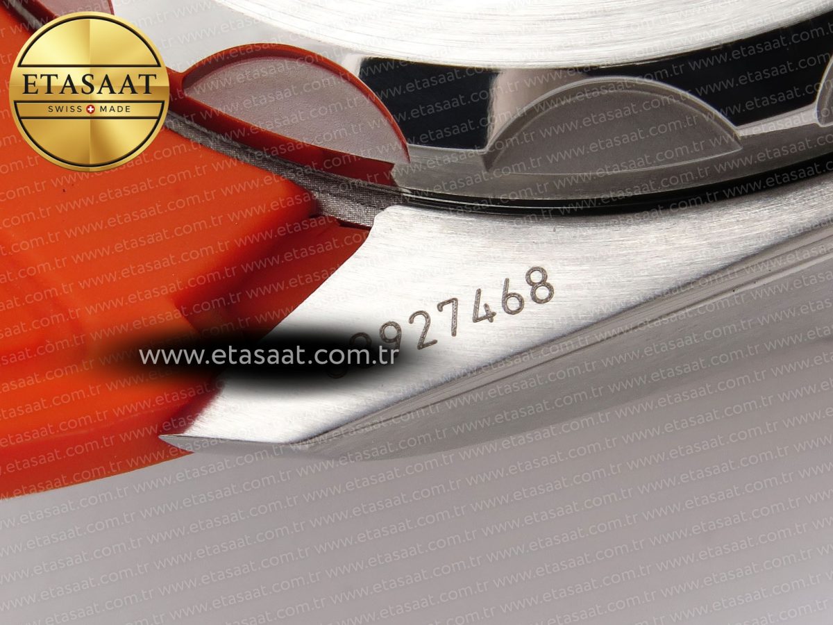 Omega SEAMASTER PLANET OCEAN 6000M GRAY DIAL ORANGE BEZEL ON RUBBER A2824 - Görsel 24