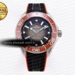 Omega Seamaster Planet Ocean 6000M Gri Kadran Turuncu A2824 Eta Saat - Görsel 3 - 1:1 Süper Klon Saat