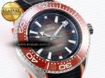 Omega SEAMASTER PLANET OCEAN 6000M GRAY DIAL ORANGE BEZEL ON RUBBER A2824 - Görsel 5