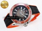 Omega SEAMASTER PLANET OCEAN 6000M GRAY DIAL ORANGE BEZEL ON RUBBER A2824 - Görsel 7