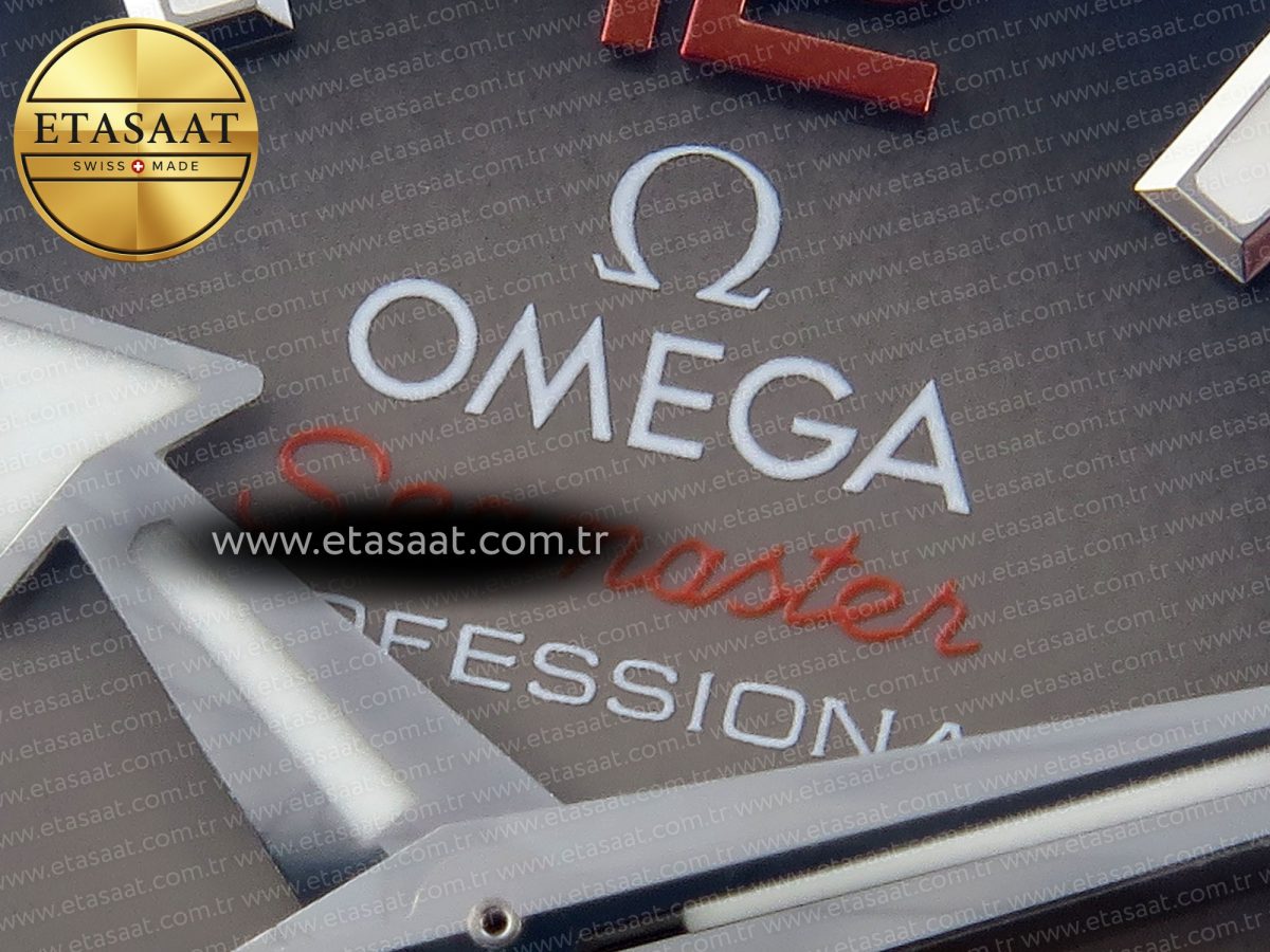 Omega SEAMASTER PLANET OCEAN 6000M GRAY DIAL ORANGE BEZEL ON RUBBER A2824 - Görsel 10