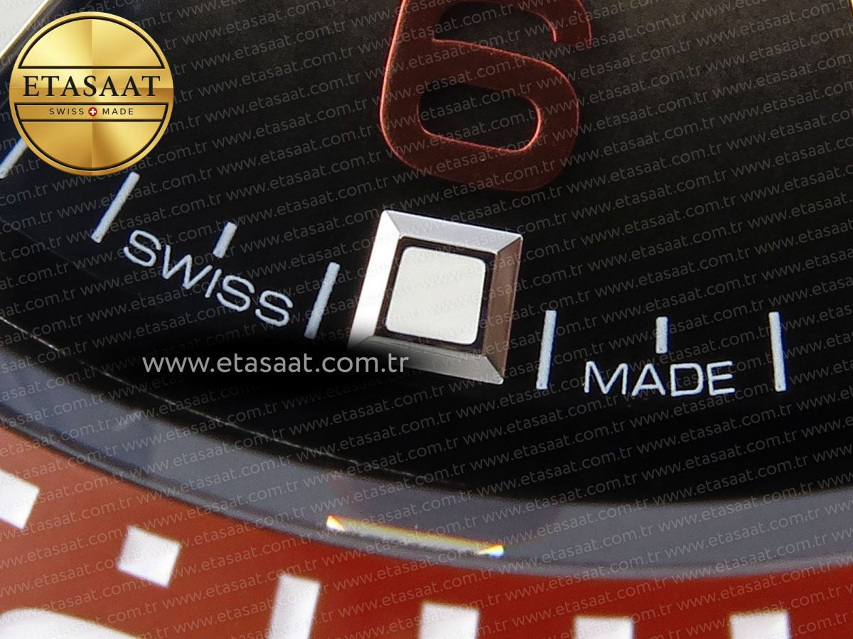 Omega SEAMASTER PLANET OCEAN 6000M GRAY DIAL ORANGE BEZEL ON RUBBER A2824 - Görsel 12