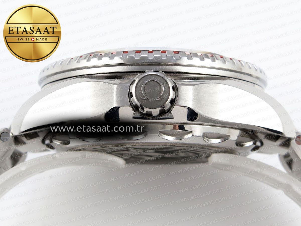 Omega SEAMASTER PLANET OCEAN 6000M GRAY DIAL ORANGE BEZEL ON RUBBER A2824 - Görsel 14